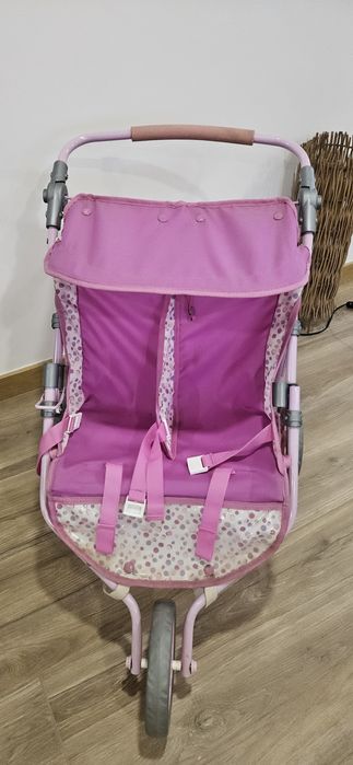 Carrinho de bebé duplo de brincar