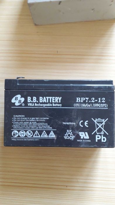 Аккумулятор AGM 12В 7Ачас CSB GP1272   (GPL1272 UPS12360 RBC2 RBC110)