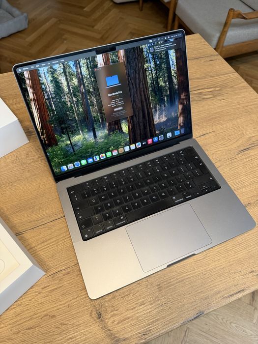MacBook Pro 14” M1 Pro 16GB 512GB 2021 154 cykle Battery 87% XDR