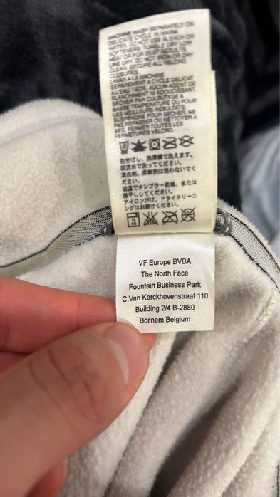 Bialy damski polar polarek rozsuwany rozpinany The North Face 36 S