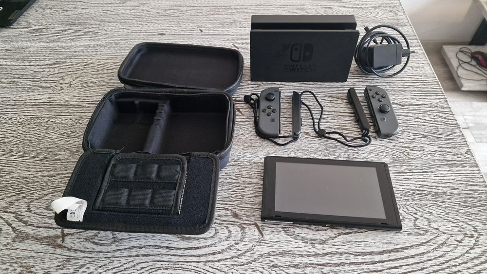 Nintendo Switch 1  +gry+ karta 120GB