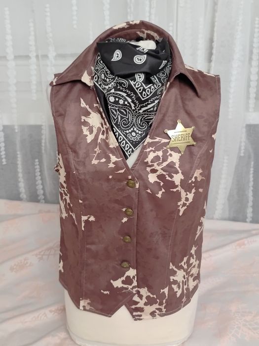 Strój przebranie kowboj kowbojka 4 części rozmiar XL