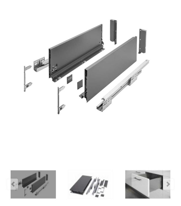 Szuflada AXISPRO 400/85 antracyt