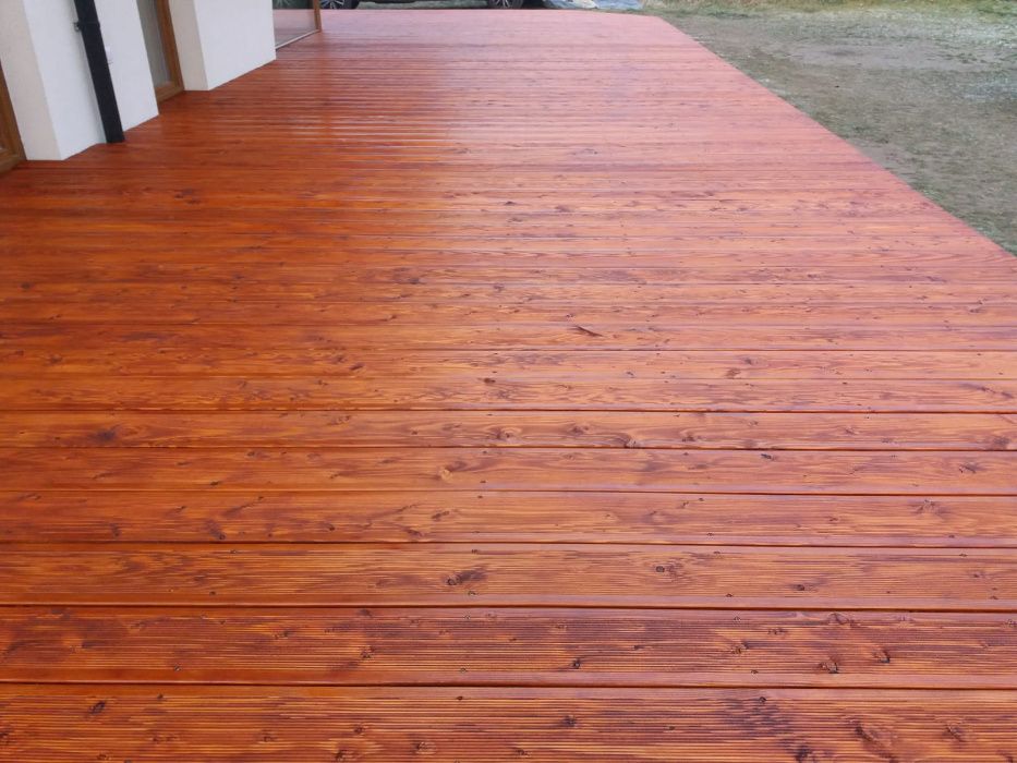 Deska tarasowa modrzew ryflowana