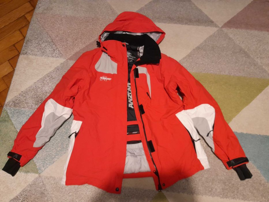 kurtka narciarska termoaktywna ANZONI roz.40 damski CZERWONA;