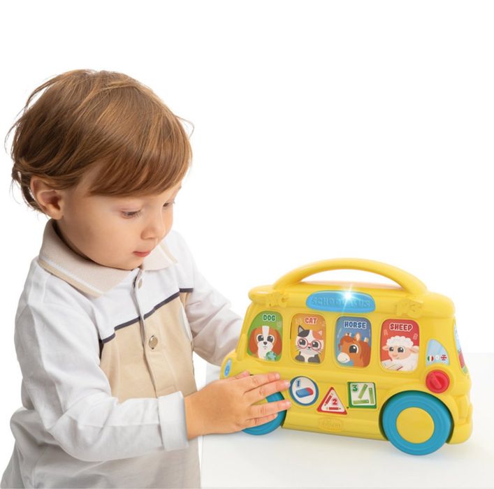 Autocarro escolar musica bilingue Chicco