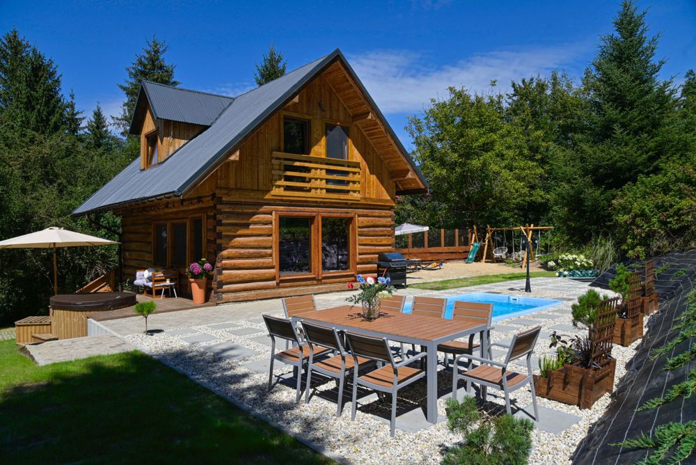 Dzisiaj! Ferie. Domek do wynajecia sauna,balia,basen,widok na góry