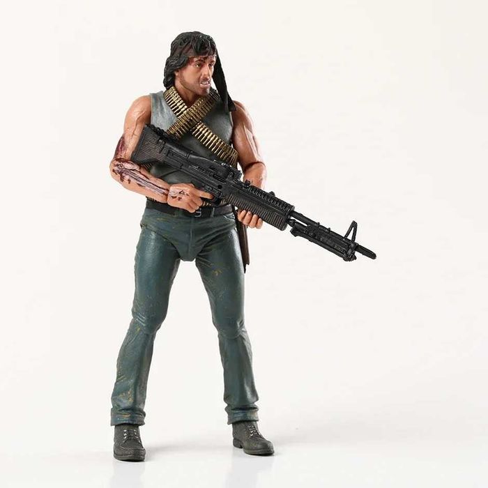 Figurka John Rambo Pierwsza Krew Sylvester Stallone 19cm ruchoma NOWA