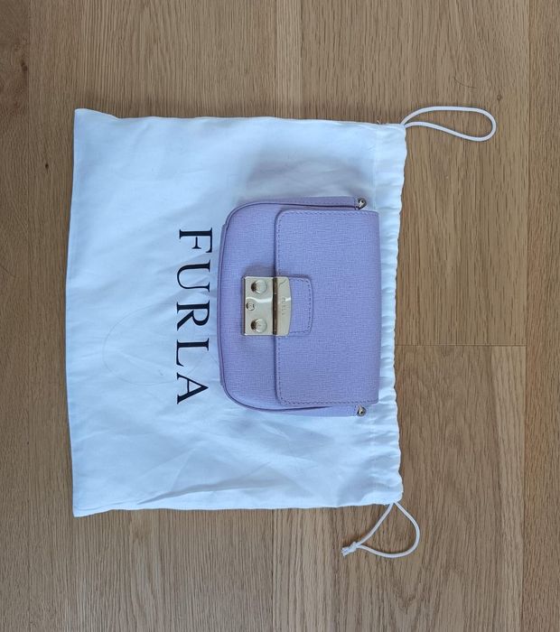 Furla, Mała skórzana torebka, jak nowa
