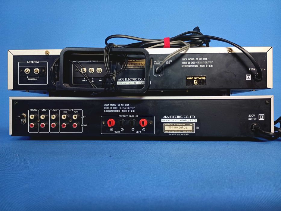 amplificador AKAI AM-U110 + tuner AKAI AT-K110L