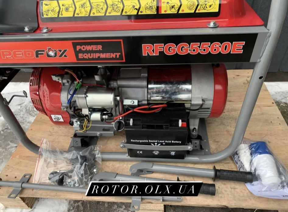 Генератор бензиновый REDFOX RFGG5560E 5.5 кВт Poland Качество Гарантия