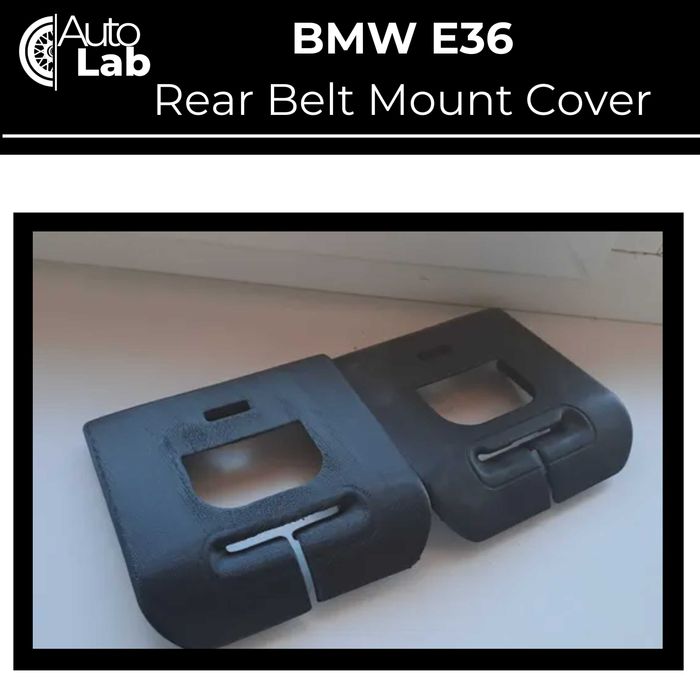 BMW E36 - Tampa do cinto traseiro
