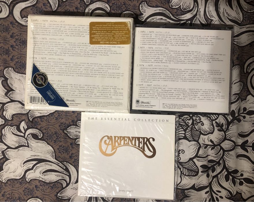 CD Carpenters,коллекционное 4-х дисковое издание.