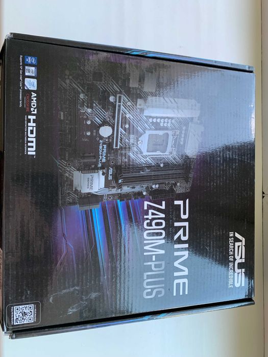 Материнська плата Asus Prime Z490M-Plus (s1200, Intel Z490, PCI-Ex16)