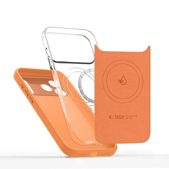 Tech-Protect uniq MagSafe iPhone 17 Pro Max cosmic orange