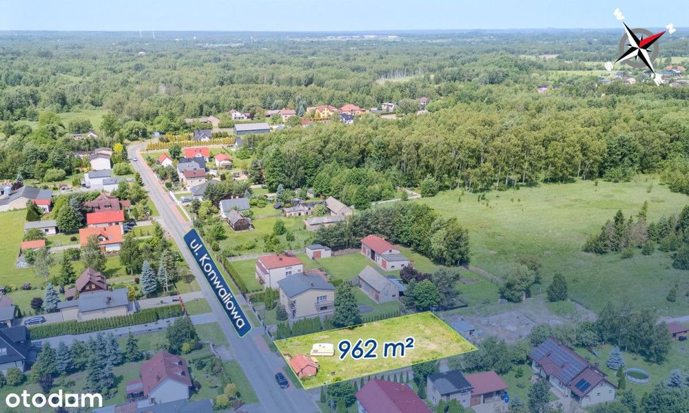 Uzbrojona działka Sobuczyna - ul. Konwaliowa - Widok 3
