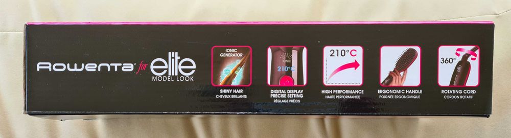 Escova Alisadora ROWENTA CF5712 (Cerâmica - Máx 210 °C)