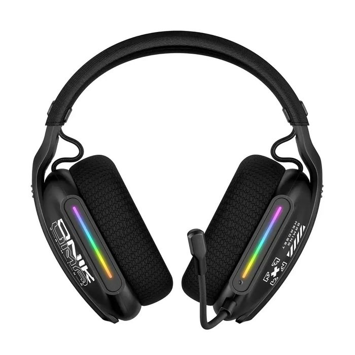 бездротові ігрові навушники Onikuma GT808  RGB Bluetooth / 2.4G / AUX