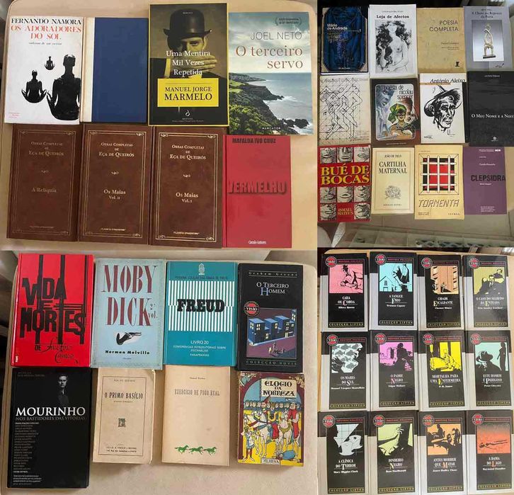 Lote de 160 livros variados a partir de 1 euro