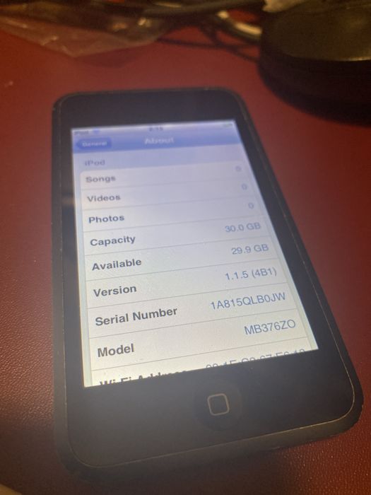 iPod Touch 1ª Geração (modelo A1213) - 32GB