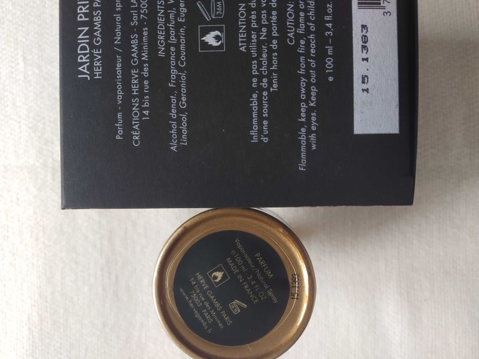 Perfume Herve Gambs - Jardin Privé