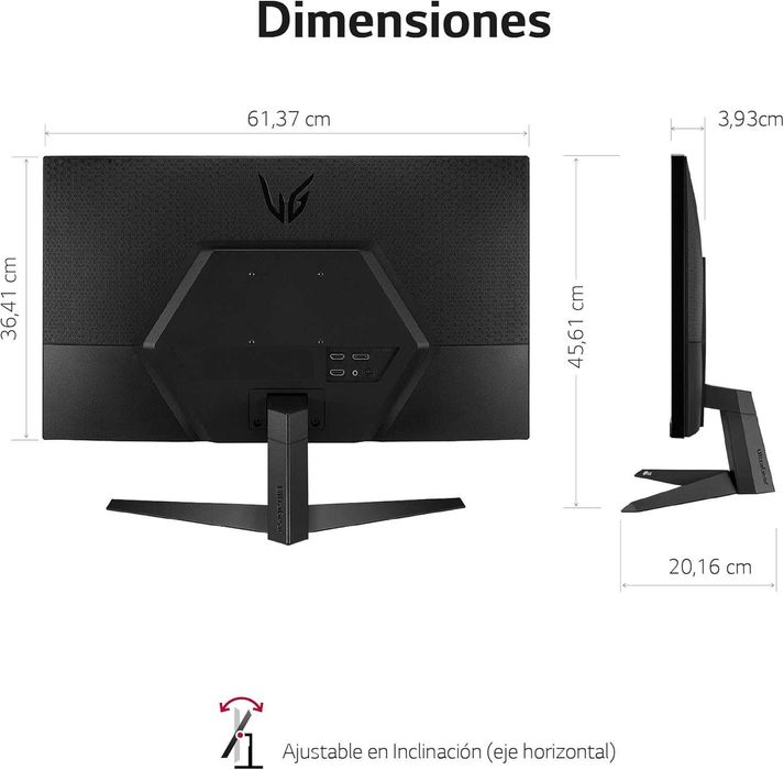 LG 27GQ50F-B Monitor Gaming UltraGear de 27" 165hz 1ms