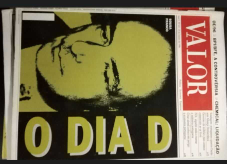 8 revistas Valor - Dez 1995/Fev de 1996-Muito Bem conservadas LOTE 1