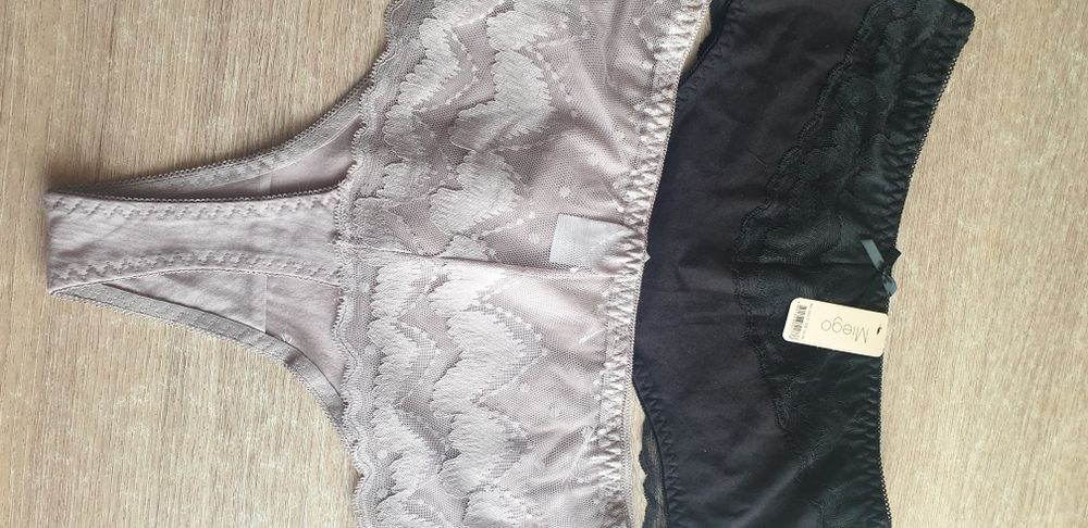 3×Damskie majtki stringi 3XL bawełna