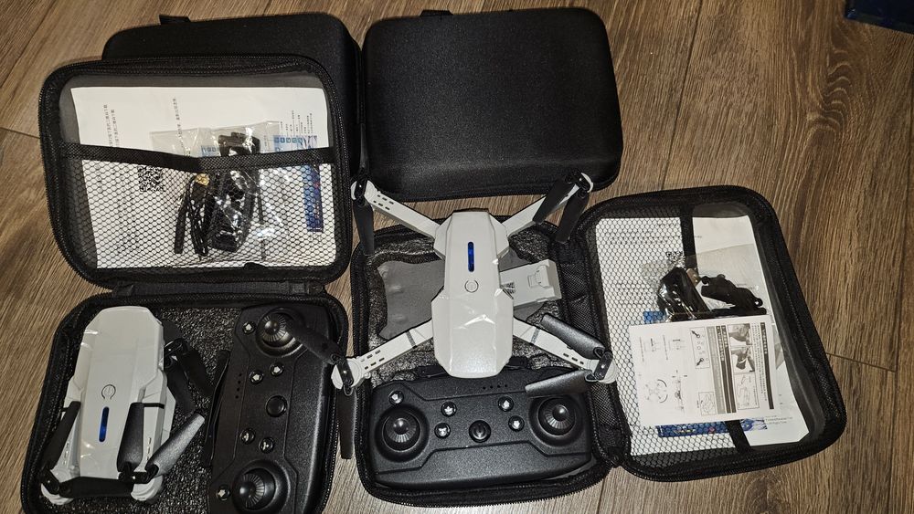 Дрон квадрокоптер  Е 88 в чорному/сірому кольорі !!