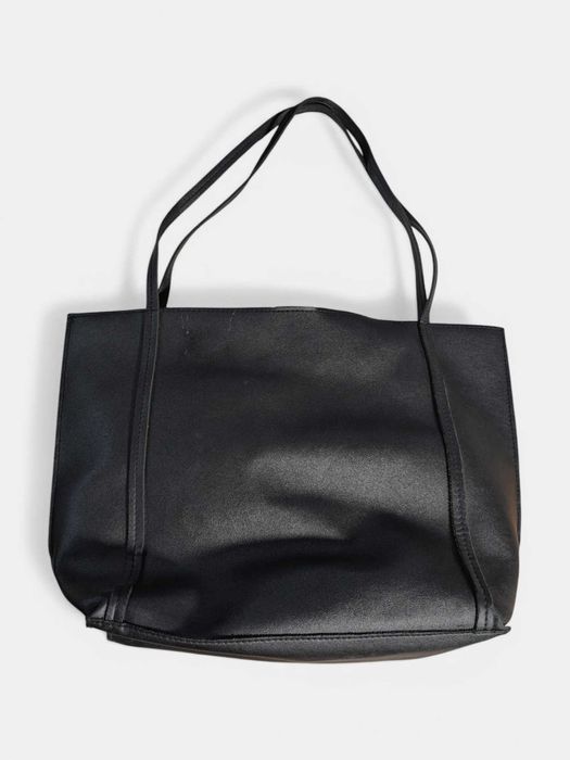 Torebka torba czarna shopper klasyczna duża