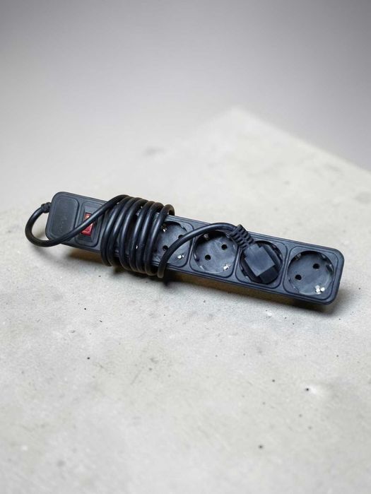 Мережевий фільтр LogicPower LP-X5 (5 розеток, 1.8 м) Black