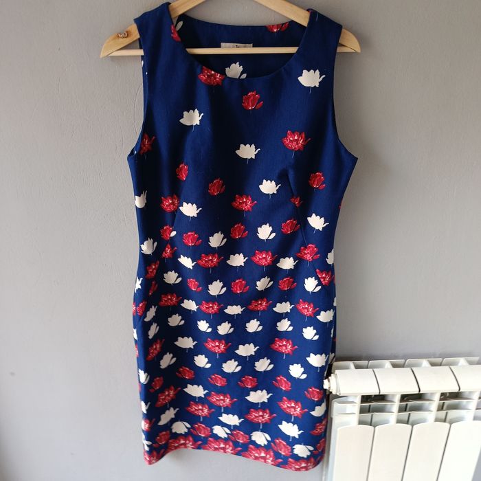 TU 44 XXL wygodna sukienka damska na wiosnę lato do biura