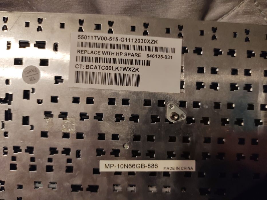 Klawiaturę do laptopa HP / Compaq.