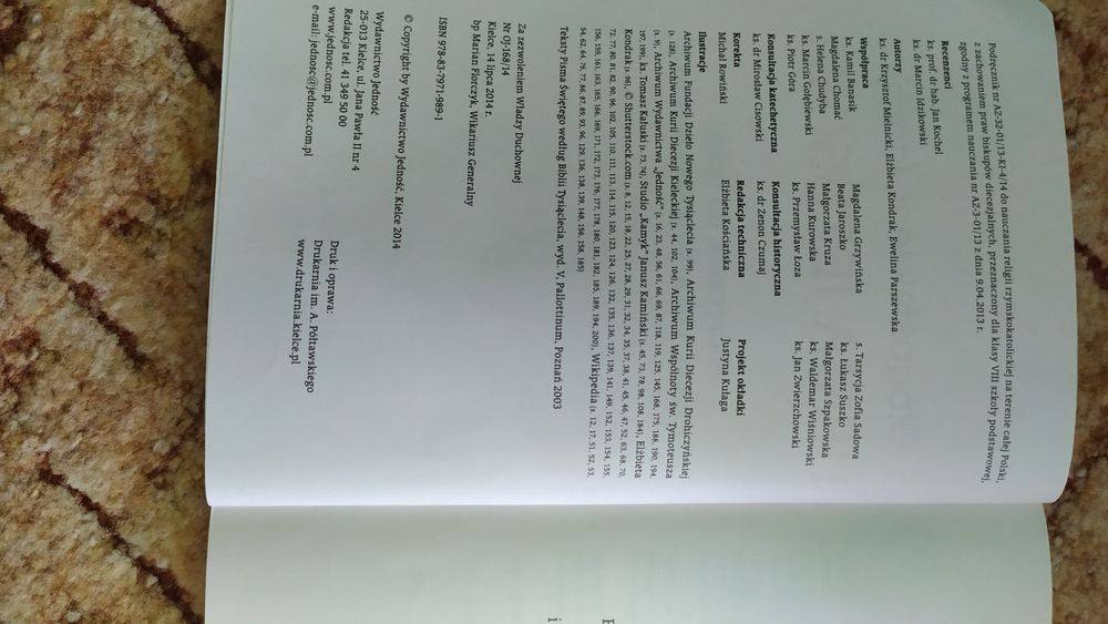 "Błogosławieni, którzy ufają Jezusowi" religia klasa 8