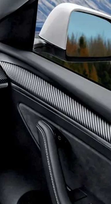 Laterais interior Tesla 3/Y Carbono