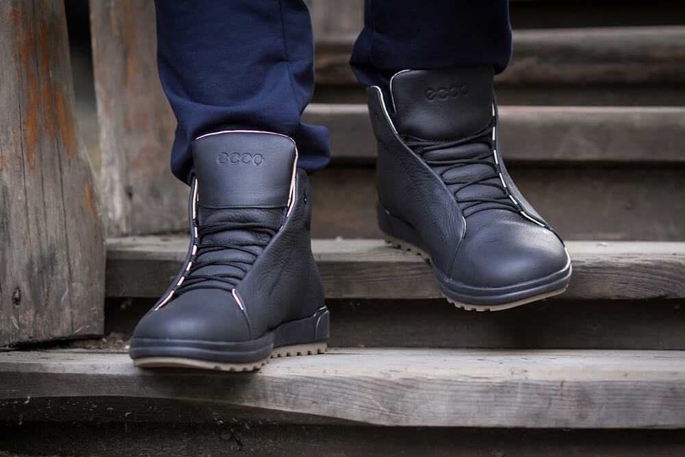 Зимние мужские ботинки ECCO Sneakers - РАСПРОДАЖА