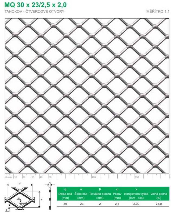 siatka cięto ciągniona, blacha perforowana