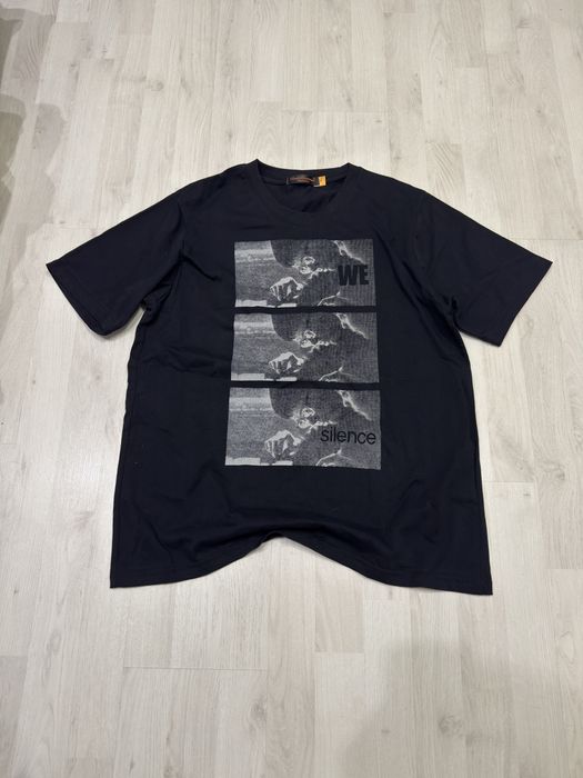 Футболка Undercover 19ss We Make Silence Archive Rick Owens Balenciaga Erd черная архивная тишка