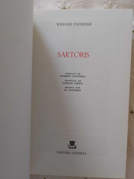 Sartoris, William Faulkner