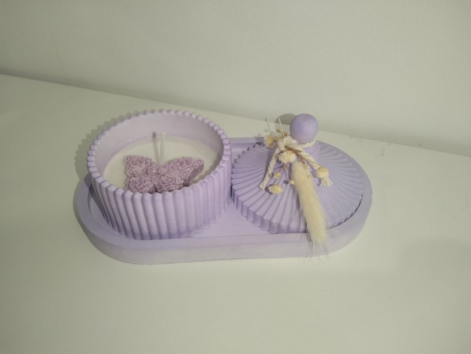 Velas e gesso perfumado