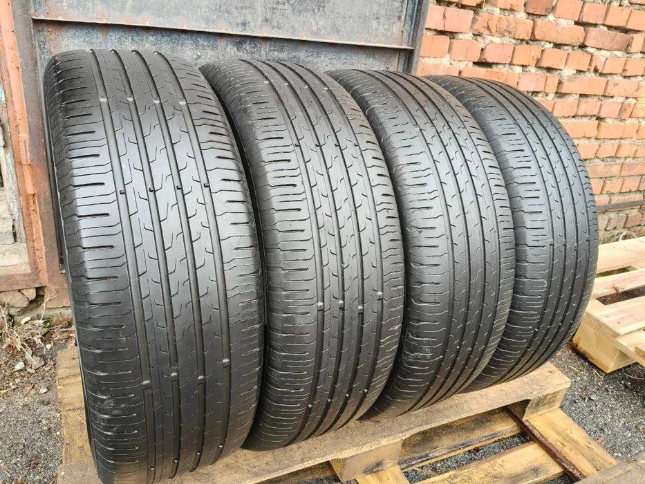 Continental Eco Contact 6 225/60r18 104V Extra Load made in Germany 4шт, 21-23год, 5мм, ЛЕТО. Привезены из Германии