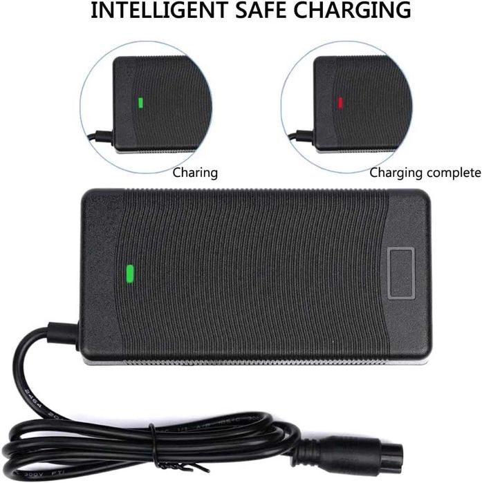 Carregador 54,6V 2A 3Pin GX16 Trotinete Elétrica