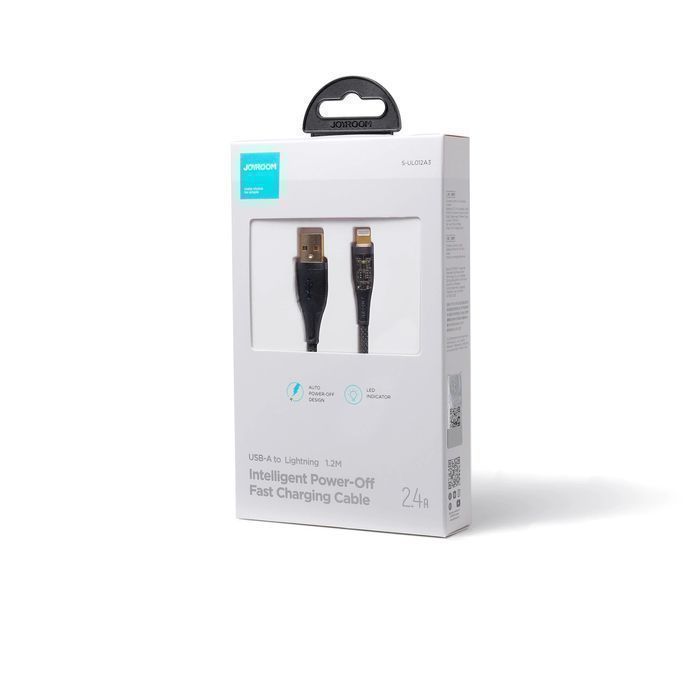 Joyroom kabel z inteligentnym wyłącznikiem USB-A - Lightning 2.4A 1.2m