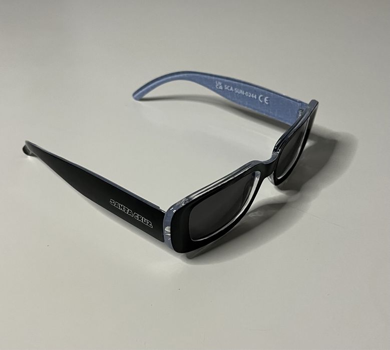 Okulary Santa Cruz czarne stan 9/10, unisex