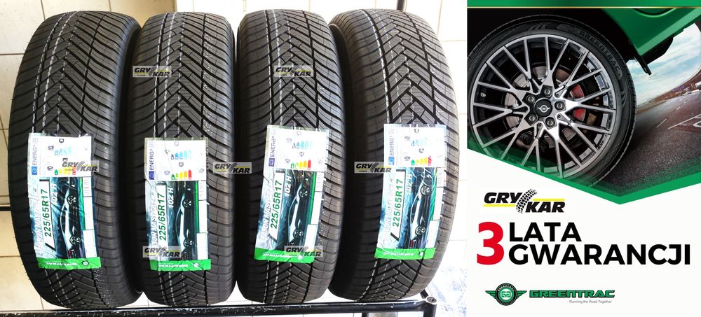 4x 225/65R17 Greentrac Season Master C/B/71dB 2026r 3 lata gwar.