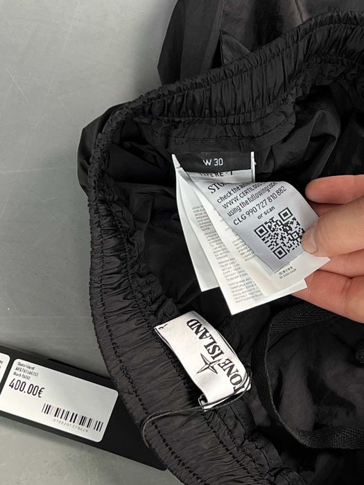 БЕЗ ПЕРЕДОПЛАТИ | STONE ISLAND nylon metal штани нейлон стон айленд