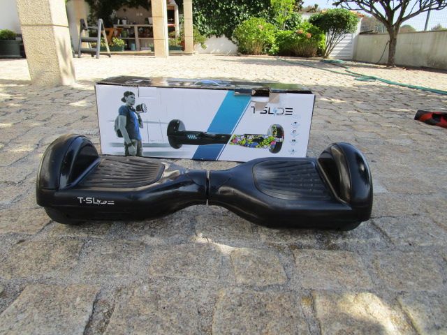 Hoverboard T-SLIDE 65s preto + capas de proteção