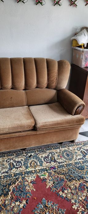 Sofá Cama com 2 poltronas