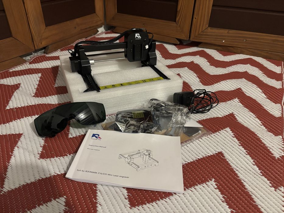 Nowa Mini Grawerka Laserowa ROOMARK Z16 | Komplet | Sprawna