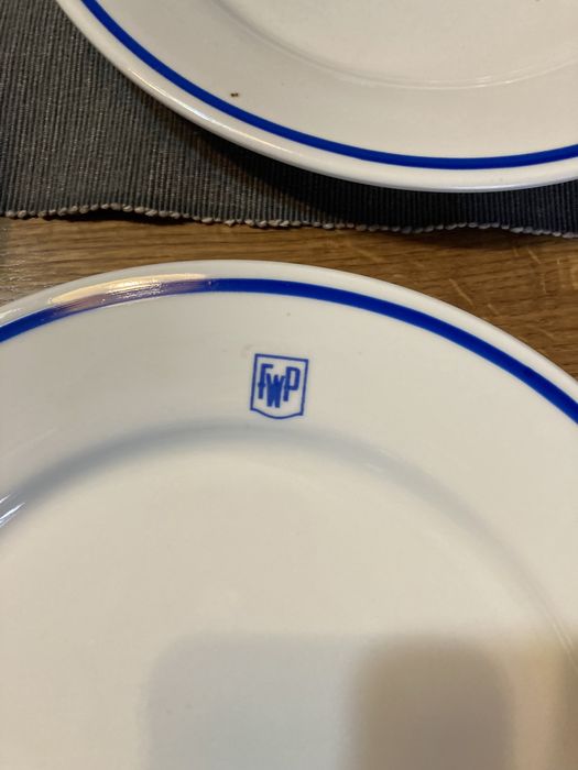 Zastawa talerze PRL bardzo duza ilość 6 szt. Nowe